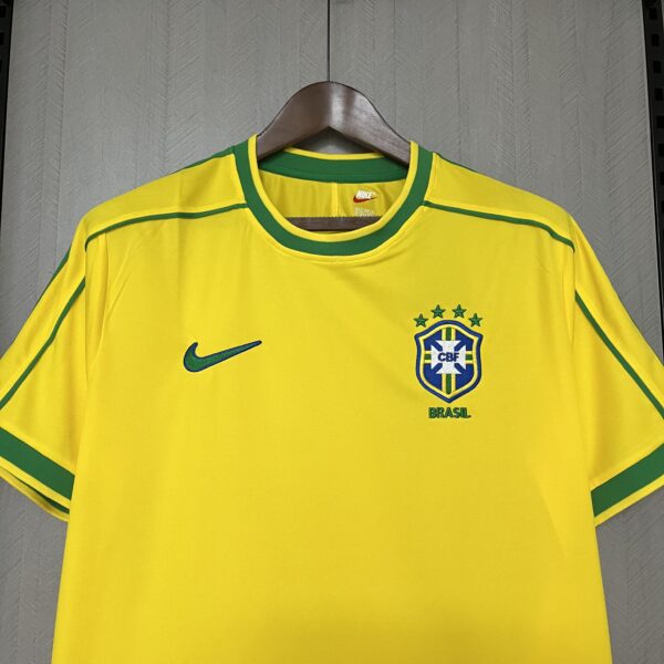 Camisa Retrô I Brasil 1998 - Imagem 3