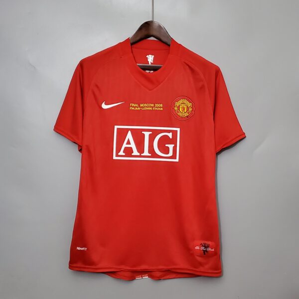 Camisa Retrô I Manchester United Home 2007/2008