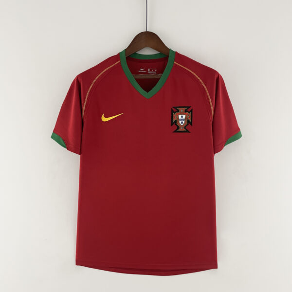 Camisa Retrô I Portugal Home 2006