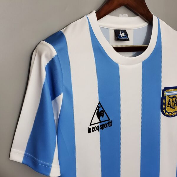 Camisa Retrô I Argentina Home 1986 - Imagem 2