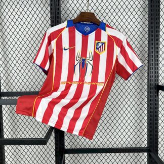 Camisa Retrô I Atlético de Madrid Home 2004-2005 Spider-Man 2