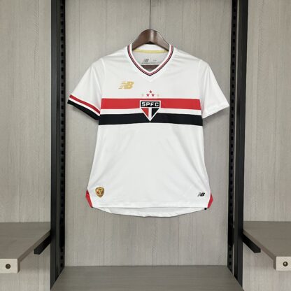 Camisa Feminina São Paulo I 2025 Home
